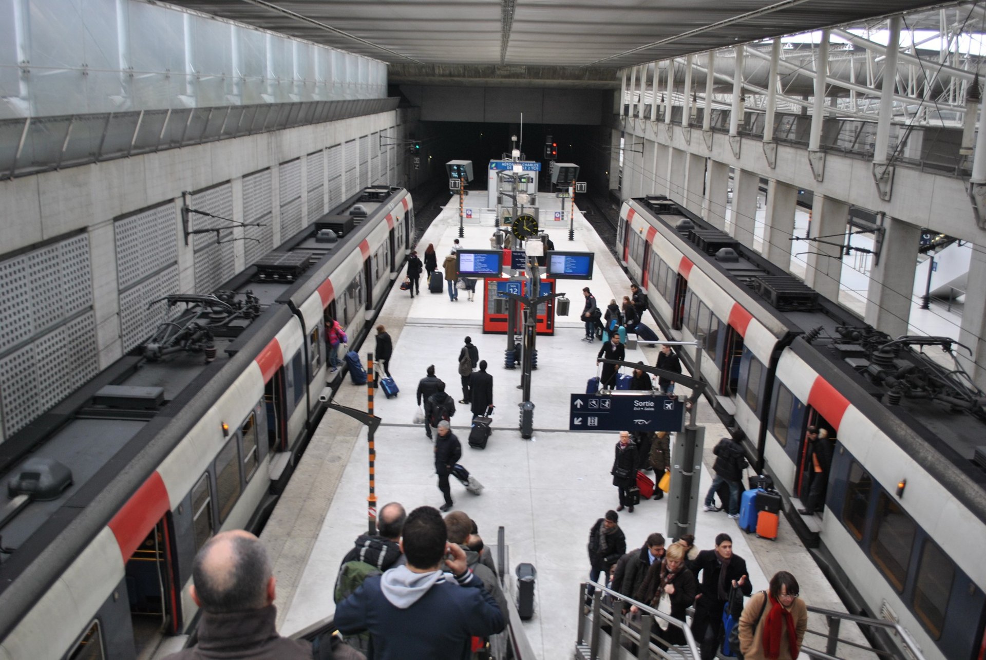 RER B Station at Paris–Charles de Gaulle Airport