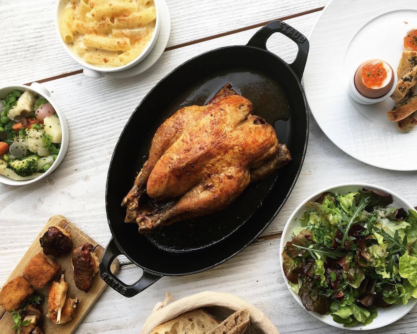 Rustic Roast Chicken Feast