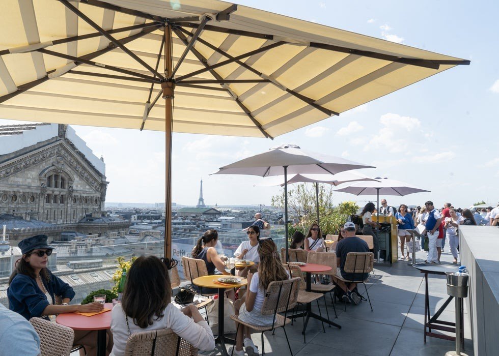 Rooftop Café at Galeries Lafayette
