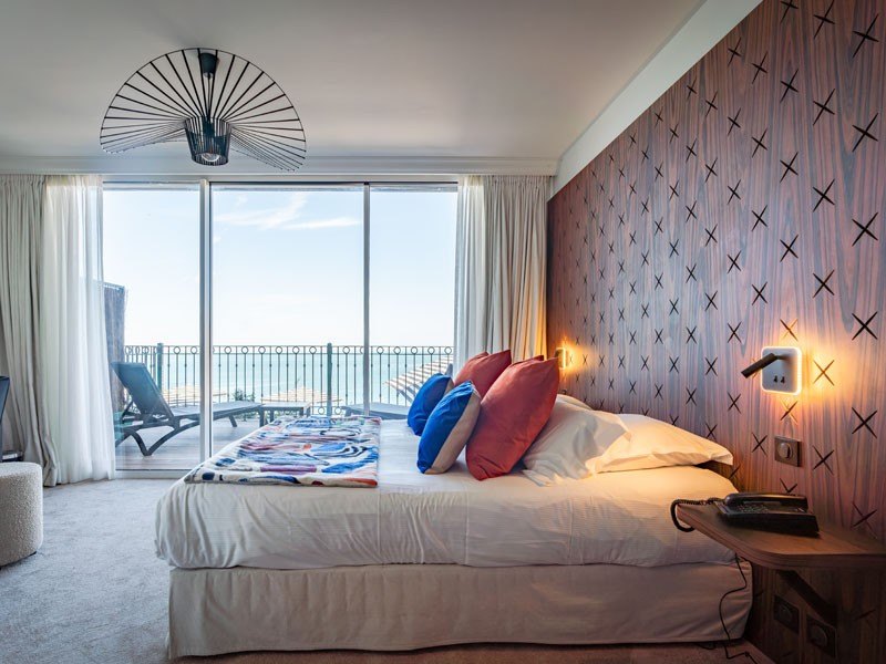 Coastal Hotel Room with Sea View